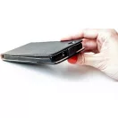 Flip tok szilikon belsővel Xiaomi Redmi Note 11/11S, fekete
