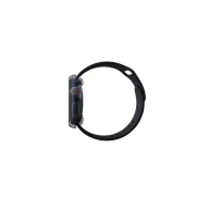   Uniq Garde Hybrid Apple Watch 41mm tok, kijelzővédő felülettel, fekete-átlátszó