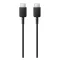 Samsung EP-DN975BBE kompatibilis USB-C / USB-C töltő- és adatkábel, 1m, 5A, fekete, Eco csomagolás