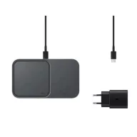   Samsung EP-P5400 Duo vezeték nélküli wireless gyorstöltő állomás, 15W, fekete
