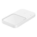 Samsung EP-P5400 Duo vezeték nélküli wireless gyorstöltő állomás hálózati adapterrel, 15W, fehér