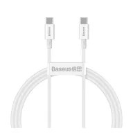   Baseus Superior Type-C - Type-C gyorstöltő adatkábel, 1m, fehér