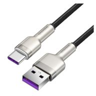   Baseus Cafule USB-C gyorstöltő töltő- és adatkábel, 0,25m, fekete