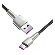   Baseus Cafule USB-C gyorstöltő töltő- és adatkábel, 0,25m, fekete