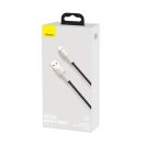 Baseus Cafule USB-C gyorstöltő töltő- és adatkábel, 0,25m, fekete