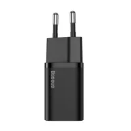   Baseus Super-Si hálózati gyorstöltő adapter USB-C, 20W, fekete