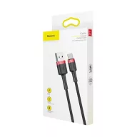   Baseus Cafule USB / USB-C gyorstöltő töltő- és adatkábel, 1m, piros-fekete