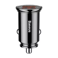   Baseus Circular autós szivargyújtó gyorstöltő, 2xUSB, 30W, fekete