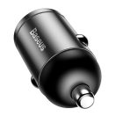 Baseus Tiny Star autós szivargyújtó gyorstöltő USB, 30W, szürke