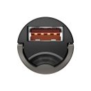 Baseus Tiny Star autós szivargyújtó gyorstöltő USB, 30W, szürke