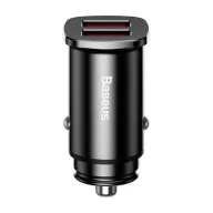   Baseus Square autós szivargyújtó gyorstöltő, 2xUSB, 30W, fekete