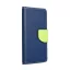 Fancy Samsung Galaxy S22 Ultra flip tok, kék-lime