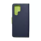 Fancy Samsung Galaxy S22 Ultra flip tok, kék-lime