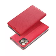 Magnet Samsung Galaxy S22+ mágneses flip tok, piros