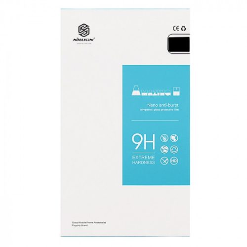 Samsung Galaxy A8 Plus (2018) SM-A730F, Kijelzővédő fólia, ütésálló fólia (az íves részre NEM hajlik rá!), Nillkin, Tempered Glass (edzett üveg), Clear