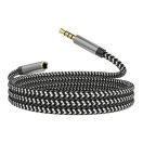 4smarts MatchCord audió kábel, 3,5 mm jack - 3,5 mm jack, apa/anya, 1m