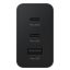 Samsung EP-T6530NBE Trio hálózati gyorstöltő USB-A+ 2xUSB-C, 65W, fekete