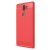 Samsung Galaxy A8 Plus (2018) SM-A730F, TPU szilikon tok, közepesen ütésálló, szálcsiszolt, karbon minta, piros