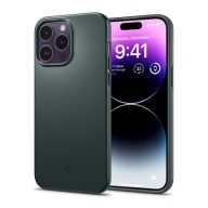   Spigen Thin Fit Apple iPhone 14 Pro Max tok Abyss Green, zöld