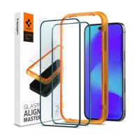   Spigen AlignMaster Glas.tR Apple iPhone 14 Pro Max Tempered kijelzővédő fólia (2db)