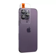  Spigen Glas.tR EZ Fit Optik Pro Apple iPhone 14 Pro / 14 Pro Max / 15 Pro / 15 Pro Max / 16 Pro / 16 Pro Max / 17 Pro / 17 Pro Max, Tempered kameralencse-védő fólia felhelyező kerettel, fekete (2db)