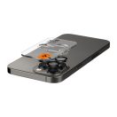 Spigen Glas.tR EZ Fit Optik Pro Apple iPhone 14 Pro / 14 Pro Max / 15 Pro / 15 Pro Max / 16 Pro / 16 Pro Max / 17 Pro / 17 Pro Max, Tempered kameralencse-védő fólia felhelyező kerettel, fekete (2db)