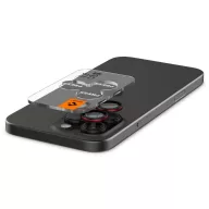   Spigen Glas.tR EZ Fit Optik Pro Apple iPhone 14 Pro / 14 Pro Max / 15 Pro / 15 Pro Max / 16 Pro / 16 Pro Max / 17 Pro / 17 Pro Max, Tempered kameravédő fólia, fekete-piros (2db)