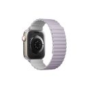 Uniq Revix mágneses szilikon szíj Apple Watch 38/40/41mm, lila/fehér