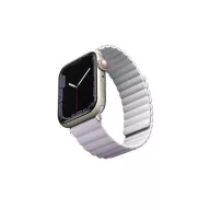   Uniq Revix mágneses szilikon szíj Apple Watch 42/44/45/49mm, lila/fehér