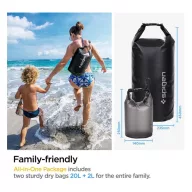   Spigen Aqua Shield A630 univerzális vízálló táska, fekete