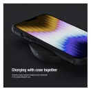 Nillkin Super Frosted Shield Pro Apple iPhone 14, MagSafe műanyag tok, fekete