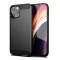 Forcell Carbon hátlap tok Apple iPhone 14 Plus, fekete