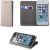 Samsung Galaxy S9 SM-G960, Oldalra nyíló tok, stand, Smart Magnet, arany