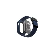 Uniq Monos Apple Watch 44/45mm hibrid szíj + tok, kék