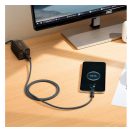 Baseus Dynamic USB / USB-C gyorstöltő töltő- és adatkábel, 100W, 1m, szürke