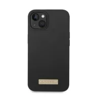   Guess Silicone Metal Logo MagSafe Apple iPhone 14 Plus hátlap tok, fekete