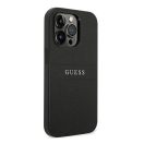 Guess PU Saffiano Apple iPhone 14 Pro bőr hátlap tok, fekete