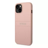   Guess PU Saffiano Apple iPhone 14 Plus bőr hátlap tok, rózsaszín