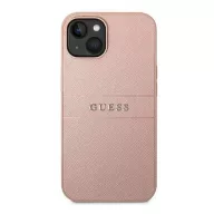   Guess PU Saffiano Apple iPhone 14 Plus bőr hátlap tok, rózsaszín