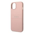Guess PU Saffiano Apple iPhone 14 Plus bőr hátlap tok, rózsaszín