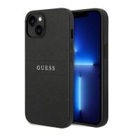   Guess PU Saffiano Apple iPhone 14 Plus bőr hátlap tok, fekete