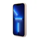 Guess PU 4G Metal Logo Apple iPhone 14 Pro Max hátlap tok, rózsaszín