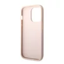 Guess PU 4G Metal Logo Apple iPhone 14 Pro Max hátlap tok, rózsaszín