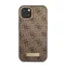 Guess PU 4G MagSafe Apple iPhone 14 Plus hátlap tok, barna