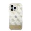 Guess Peony Glitter Script Logo Apple iPhone 14 Pro hátlap tok, arany