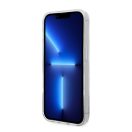 Guess Peony Glitter Script Logo Apple iPhone 14 Pro hátlap tok, arany