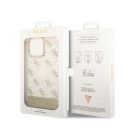 Guess Peony Glitter Script Logo Apple iPhone 14 Pro Max hátlap tok, arany