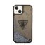 Guess Liquid Glitter Triangle Logo Apple iPhone 14 Plus hátlap tok, fekete