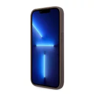   Guess 4G Stripe Apple iPhone 14 Pro szilikon hátlap tok, barna