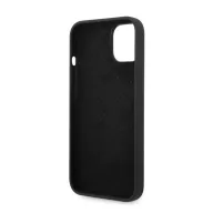   Guess Liquid Silicone Metal Logo Apple iPhone 14 Plus hátlap tok, fekete